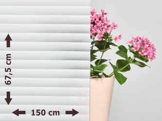 Folia okienna statyczna żaluzja zazdrostka 67,5x150cm S6739