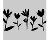 Folia okienna statyczna kwiaty 45x150cm G-13473