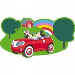 Naklejka piankowa Mickey Mouse Minnie OZ23506a