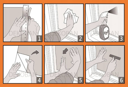 Folia okienna statyczna laser 45 cm x 15 m L4541