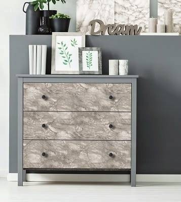 Okleina Marmur Romeo szary 45x200cm 346-0670