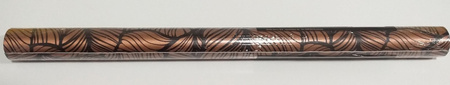 Okleina błyszcząca miedź liście 45 x150 cm G-14074