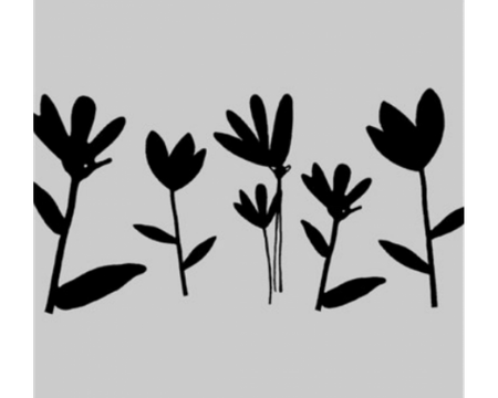 Folia okienna statyczna kwiaty 45x150cm G-13473