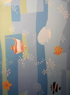 Folia okienna statyczna rybki 45cmx15m G-10267