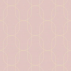 Tapeta różowa geometryczna art deco 118667