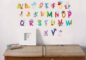 Naklejki Literki Alfabet Mickey Mouse OZ70-353