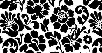 Okleina Czarne Kwiaty 45cm x 15m 200-3098