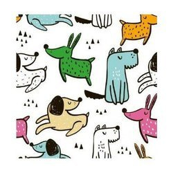 Okleina Kolorowe Pieski 45x200cm G-14092