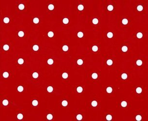 Okleina Czerwona białe kropki 45x200cm G-12594