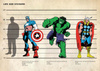Naklejka Thor Marvel duża wysokość 145 cm OZ70-487