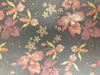 Okleina czarna w kwiaty połysk 45x150cm G-14060
