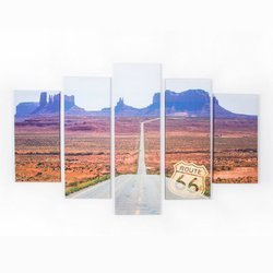 Obraz ROUTE 66 droga USA 5 części 150x100 OZ41-842