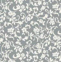 Okleina Dekoracyjna Szara Kwiaty 45x200cm G-11905