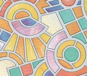 Folia okienna klejowa witraż 67x200cm G-10726